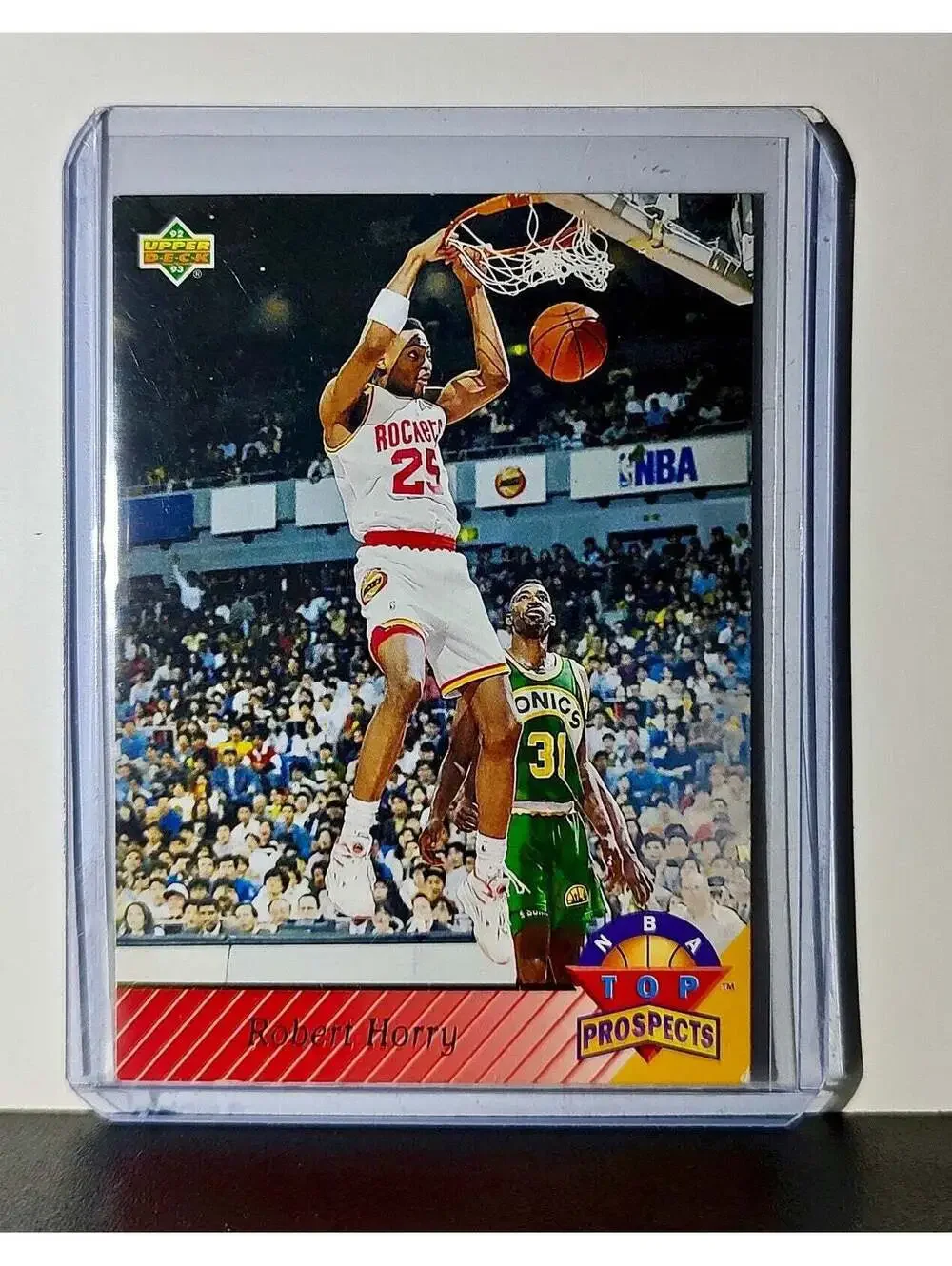 Robert Horry 1992-93 Upper Deck NBA #464 Top Prospect Card Houston Rockets